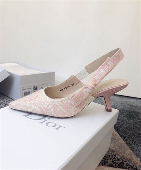 pink dior pumps|Dior slingback pumps.